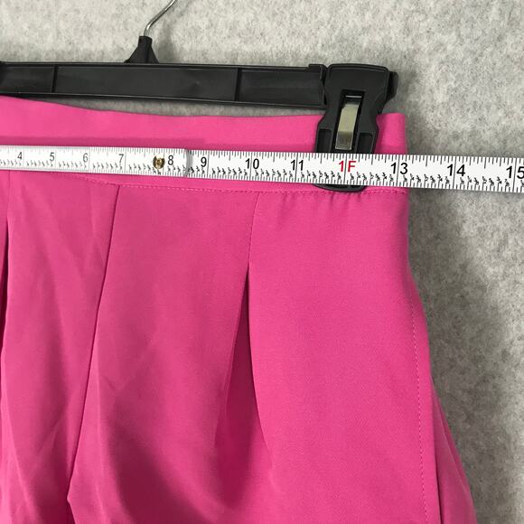 Sincerely Jules‎ Shorts Small Pink Pleated Career Church Preppy Academia Dressy - Picture 5 of 10